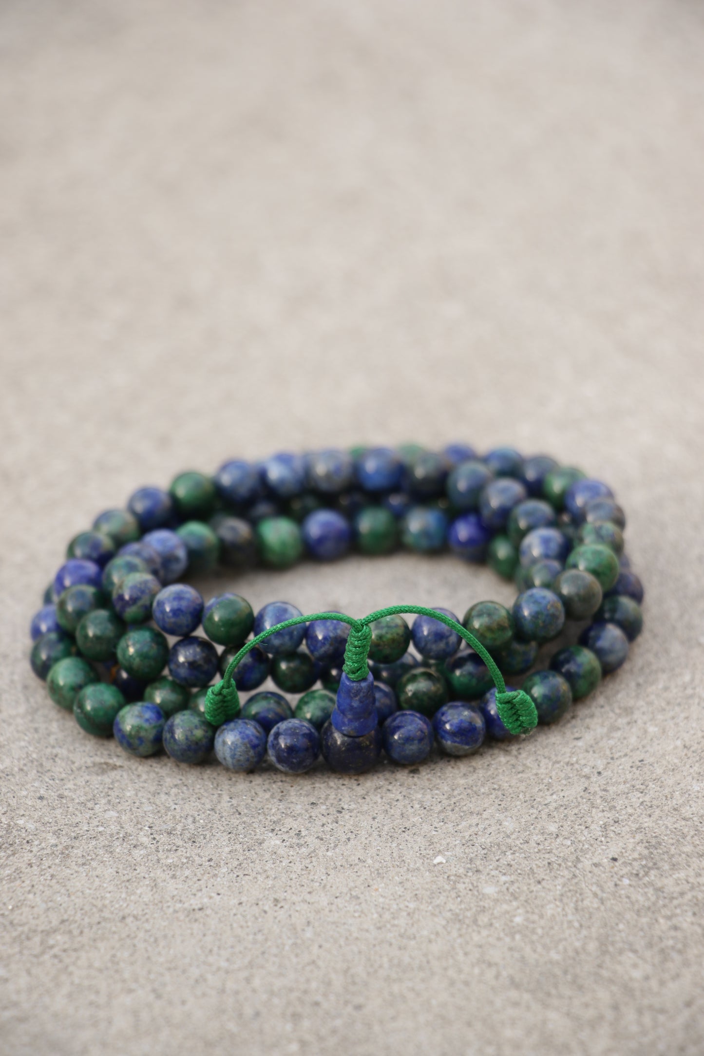 Azurite Prayer Mala Beads