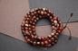 Brown agate prayer beads mala