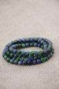 Azurite Prayer Mala Beads